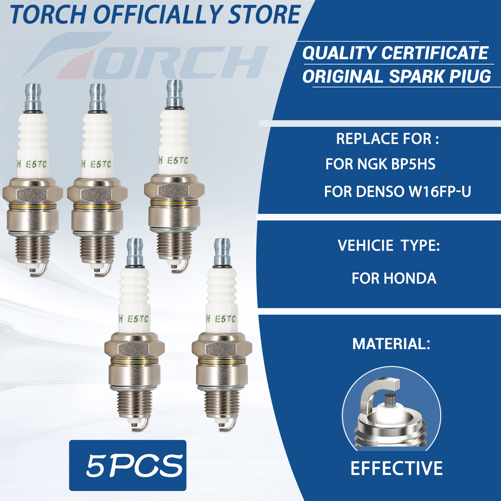 Torch E5TC - Alternative spark plugs