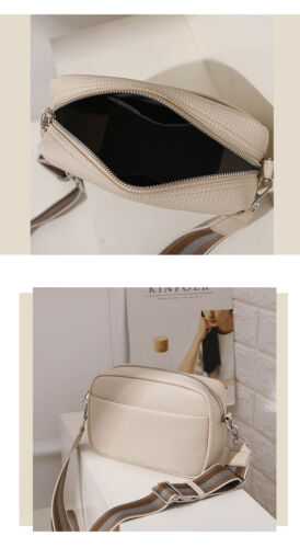 Women's Bag New Solid Color Crossbody Bag Small Shoulder Square Bag - Foto 12 di 22
