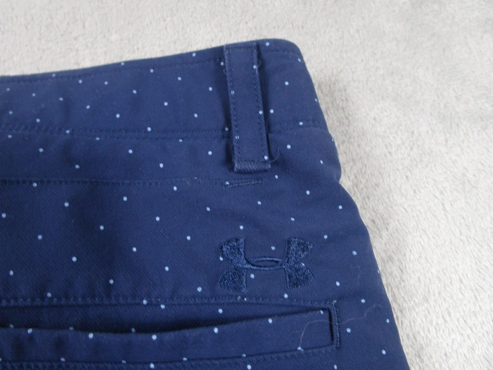 Pantalones Cortos Under Armour Para Hombres 32 Azul Geométrico Chino Bolsillos Golf Informal Papá Foto 4 de 4
