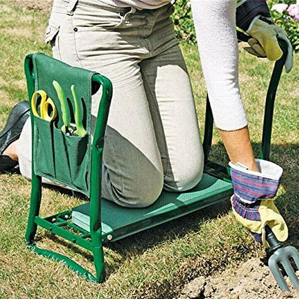 Heavy Duty Portable Foldable Foam Padded Garden Kneeler Multiuse