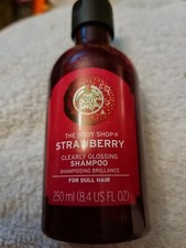 Image of the body shop Strawberry Clearly Glossing Shampoo 250ml for Dull Hair new