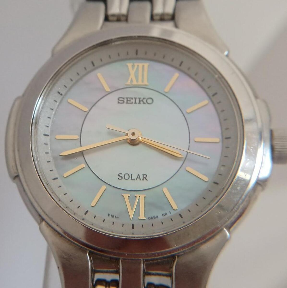 SEIKO V181-0AG0 Solar Watch 10Bar | eBay SEIKO V181-0AG0 Solar Watch 10Bar | eBay