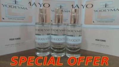 3 X 15ml YODEYMA PARIS PERFUME SEDUCCION. 3 X 15ml