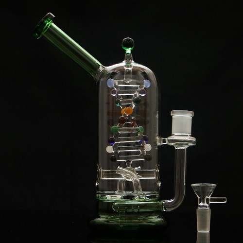 8,6 Zoll Creative DNA Gen Glas Bong drehbar Tornado Bubbbler Wasserpfeife Rauchpfeife - Bild 8 von 11