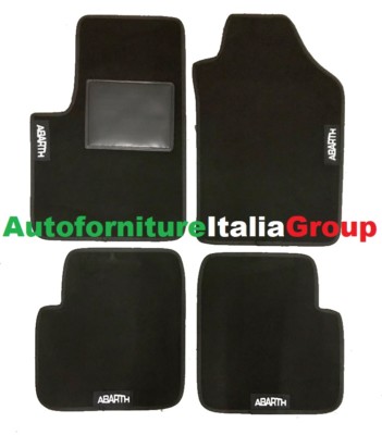 Tappetini Auto Fiat Sedici 2006+ Set 4 Pezzi In Moquette Con Antiscivolo - 2 Avanti E 2 Dietro - 2