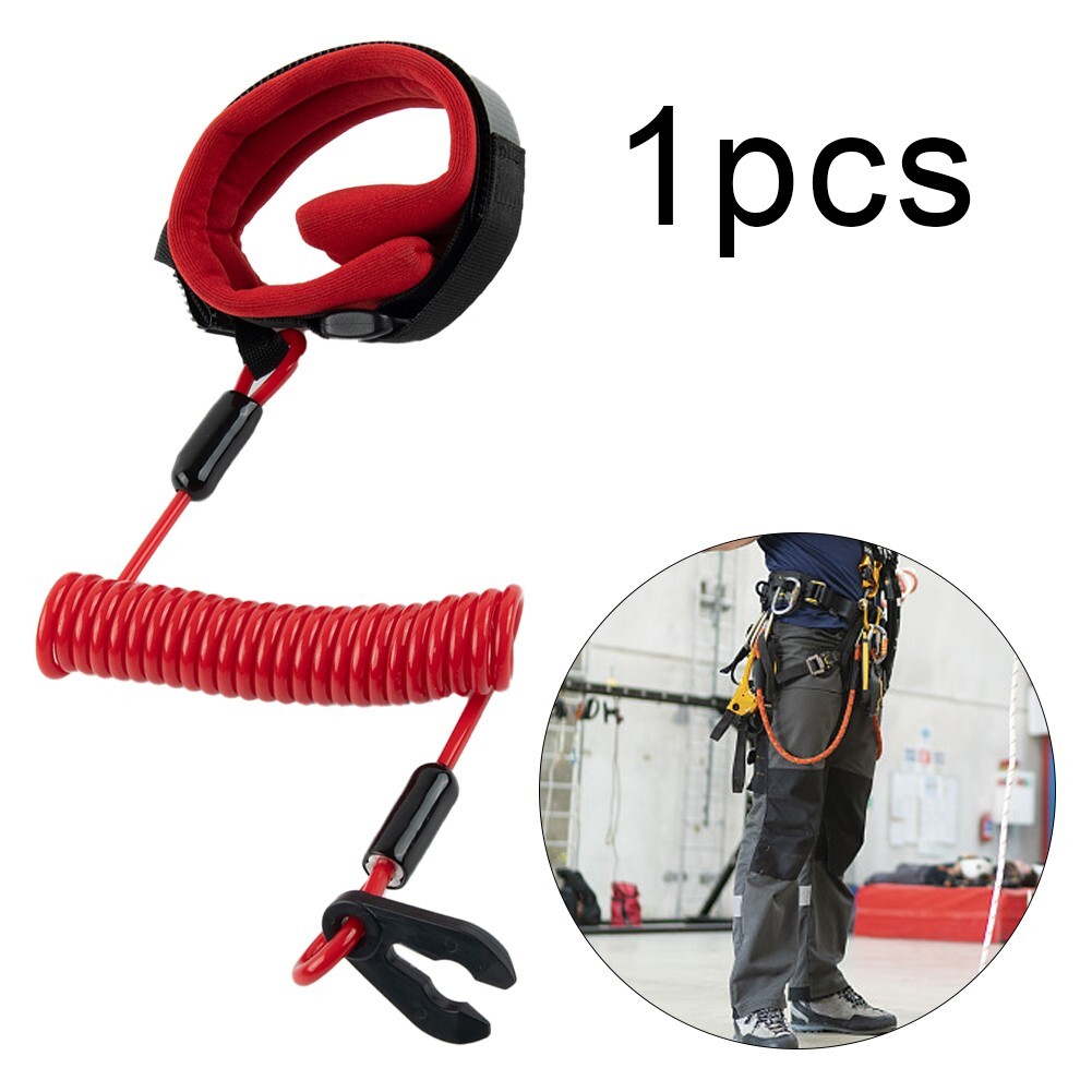 ATV Engine Stop Kill Switch Safety Tether Lanyard For Pit Dirt Quad