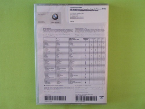 NEU DVD NAVIGATION EUROPA 2016 BMW PROFESSIONAL 1er 3er 5er 6er X5 X6 E60 SA609 - Bild 2 von 4