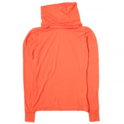 FUMIKA_UCHIDA - FUMIKA＿UCHIDA フミカウチダ 23AW 日本製 NYLON RIBBED NECK HOODED TOP ナイロンジャージーハイネックカットソー FU-S-UW001 M ORANGE 長袖 トップス【中古】【FUMIKA＿UCHIDA】 FUMIKA＿UCHIDA 23AW Japan NYLON RIBBED NECK HOODED TOP FU-S