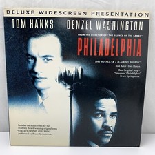Philadelphia Laser Disc Tom Hanks Denzel Washington