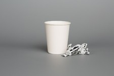 SINGLE WALL Paper Cups WHITE Tea Coffee Party Hot Cold Drinks TABLEWARE 500x 8oz