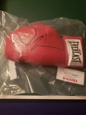 Mike Tyson Signed Everlast Red Boxing Glove Autograph