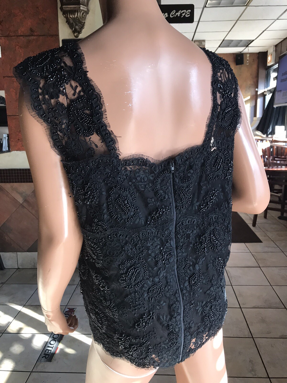 Escada Authentic Black Sequins Evening Blazer Wit… - image 10