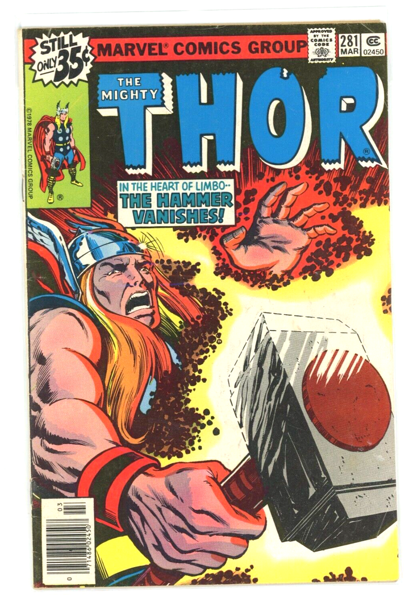 THE MIGHTY THOR #281 by Marvel Comics (1978) The Hammer