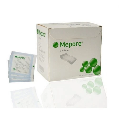 MOLNLYCKE Mepore Adhesive Dressings 7x8cm, box of 55 NEW, First Aid Plasters- Wounds, Cuts