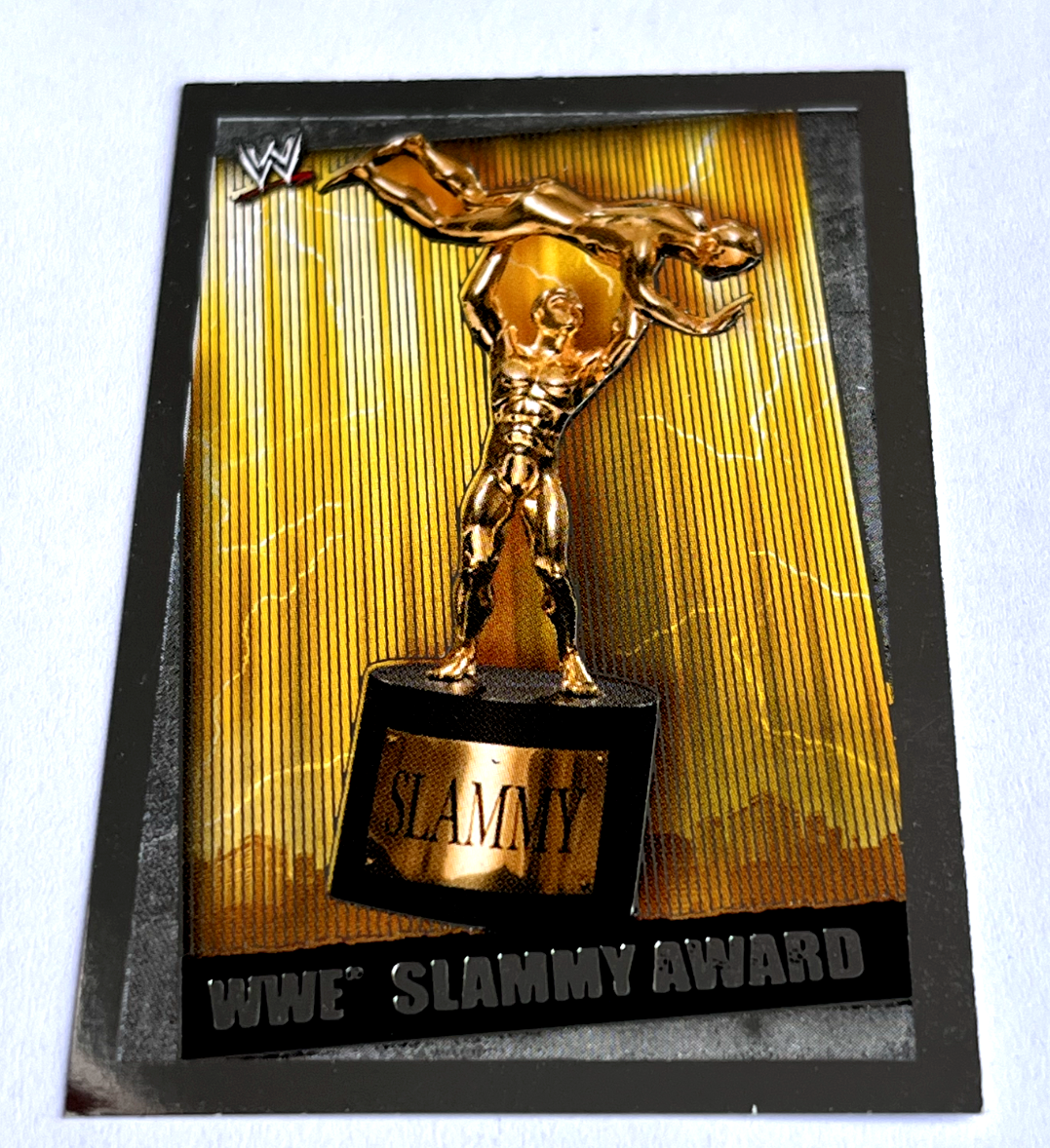 2009 WWE Topps Slam Attax Evolution TCG #046 WWE Slammy Award Foil