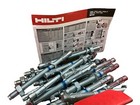 Hilti Hsa M10x133 Wedge Anchor Kwik Bolt Carbon Steel Zinc Cage of 25