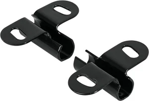 Pièces de rechange de brouette Ensemble de supports d'essieux Accessoire de remplacement Durable noir