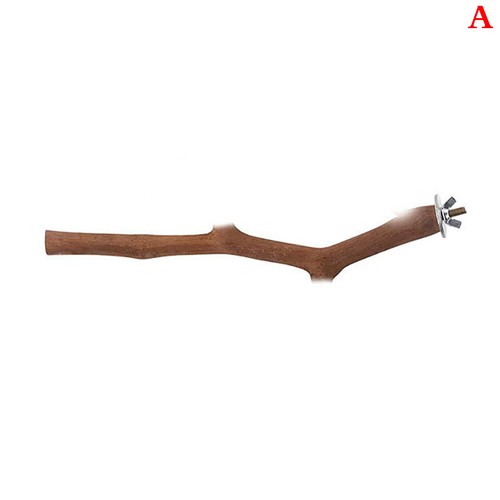 1/2/4 Pcs Pet Parrot Bird Standing Stick Wood Pole Cockatiel Standing économies Brac-wf