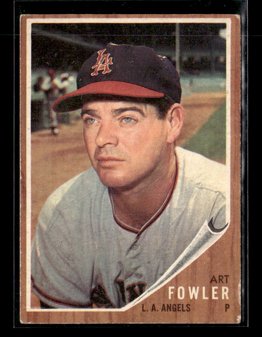 1962 Topps Venezuelan Art Fowler Los Angeles Angels #128