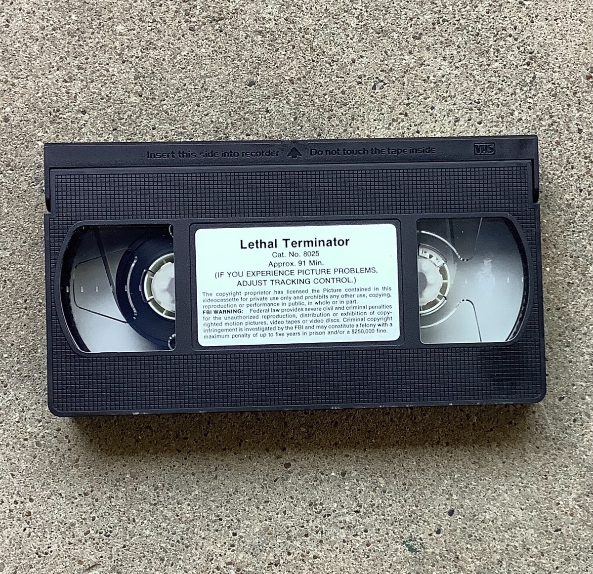 Lethal Terminator VHS Rare JTC Video AKA The Glove John Saxon Ross