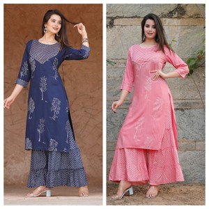 lace work kurtis