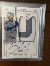 Joc Pederson 2015 National Treasures RC Jersey AUTO /49
