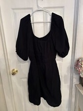 GAP WOMENS BLACK A LINE DRESS W TUBE TOP NECK XXL SZ16