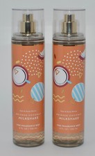 2 NEW BATH BODY WORKS WHIPPED COCONUT MILKSHAKE FINE FRAGRANCE MIST SPRAY 8 OZ