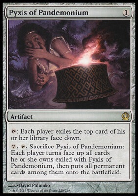 MTG PYXIS OF PANDEMONIUM FOIL EXC - PANDÄMONIUM VASE - THS - MAGIC