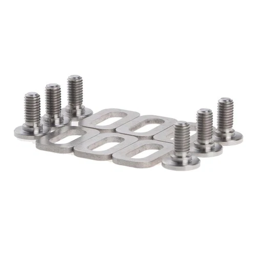 12pc Titanium Bolts Spacers Bike Pedal Cleats Bolt&Spacer for LOOK KEO Road Bike - Picture 4 of 10