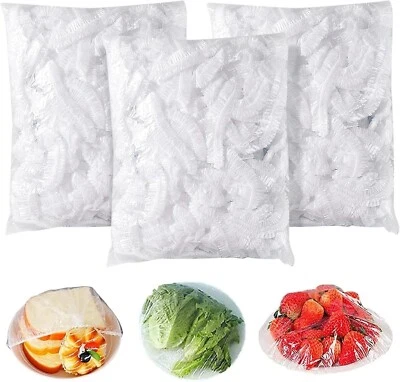 300pcs Reusable Elastic Stretch Fresh Keeping Covers Kitchen Food Plastic Wrap - Image 1 of 4