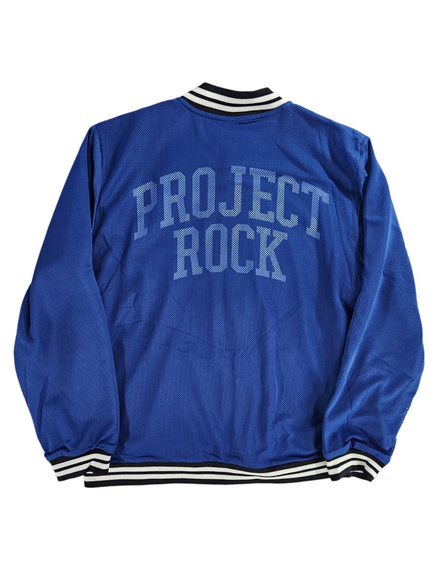 Under Armour 1377437 471 Project Rock Mesh Varisty Jacket
