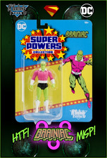 MCFARLANE TOYS DC SUPER POWERS BRAINIAC 5  RETRO ACTION FIGURESUPERMAN VHTF NEW