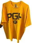 NEW Gilden PGH Pittsburgh Pirates Yellow Heavy Cotton SHIRT Size 2XL