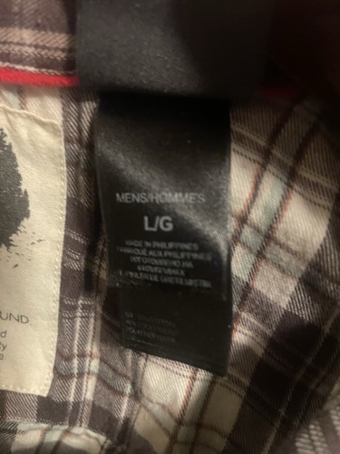 The North Face Shirt Men's Size Large Plaid Brown Long Sleeve Button Up. C2 - Picture 5 of 8