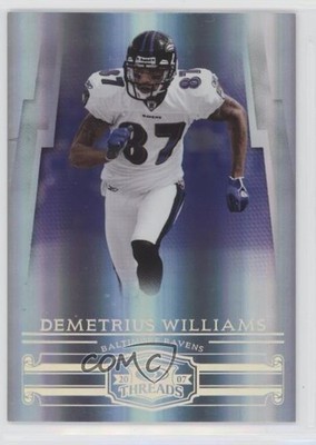 2007 Donruss Threads Century Proof Silver 46/100 Demetrius Williams #127 0d5