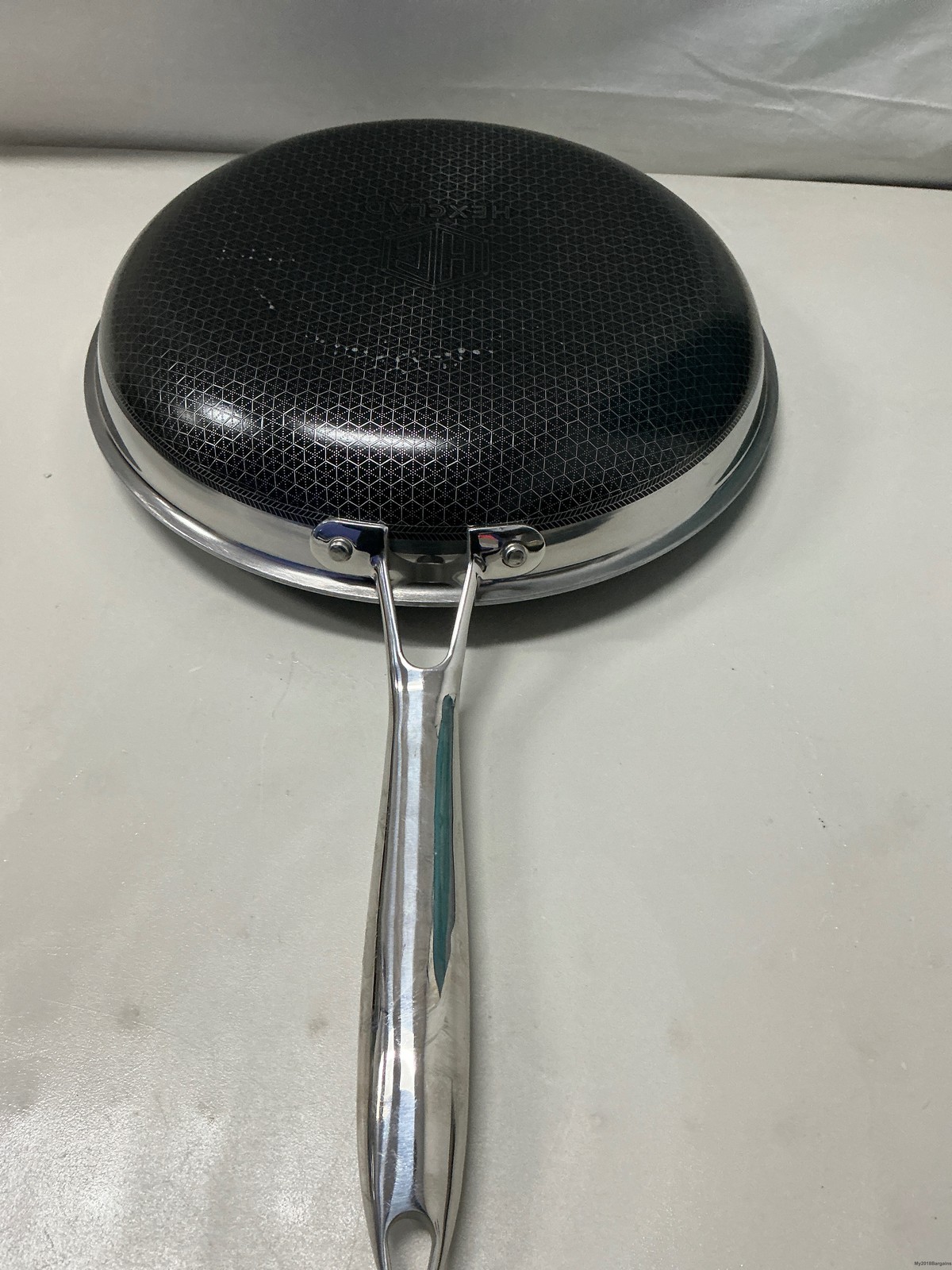 HEXCLAD 11" Hybrid Fry Pan With Stay Cool Handle No Lid