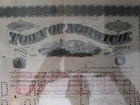$1000 bond issued Town of Norwich, Conn. 4 Signatures 1875 1905 Thames Bank — photo 5