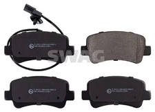 Rear Axle SWAG 60 91 6843 Brake Pad Set, Disc Brake for Nissan, Opel, Renault