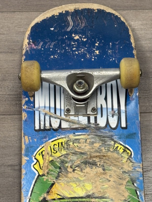 Vintage World Industries Skateboard Mullet Boy Flame Boy Graphic