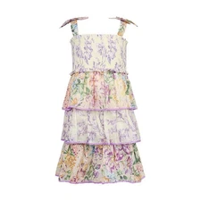 Zimmermann Kids Tiered Floral Dress 6413DSS241 127039473