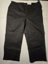 Croft  Barrow NWT 10 Capris Mid-Rise Women's Effortless Stretch Capri Pockets