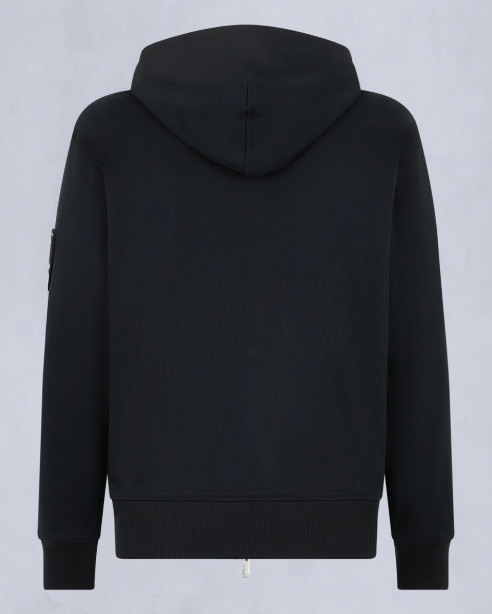 NEW* MEN MOOSE KNUCKLES HARTSFIELD ZIP-UP HOODIE BLACK (M35MS609