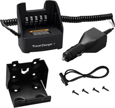 KVC-21 KSC-32 Vehicle Travel Car Charger for Kenwood NX200 NX300 NX210 Black 