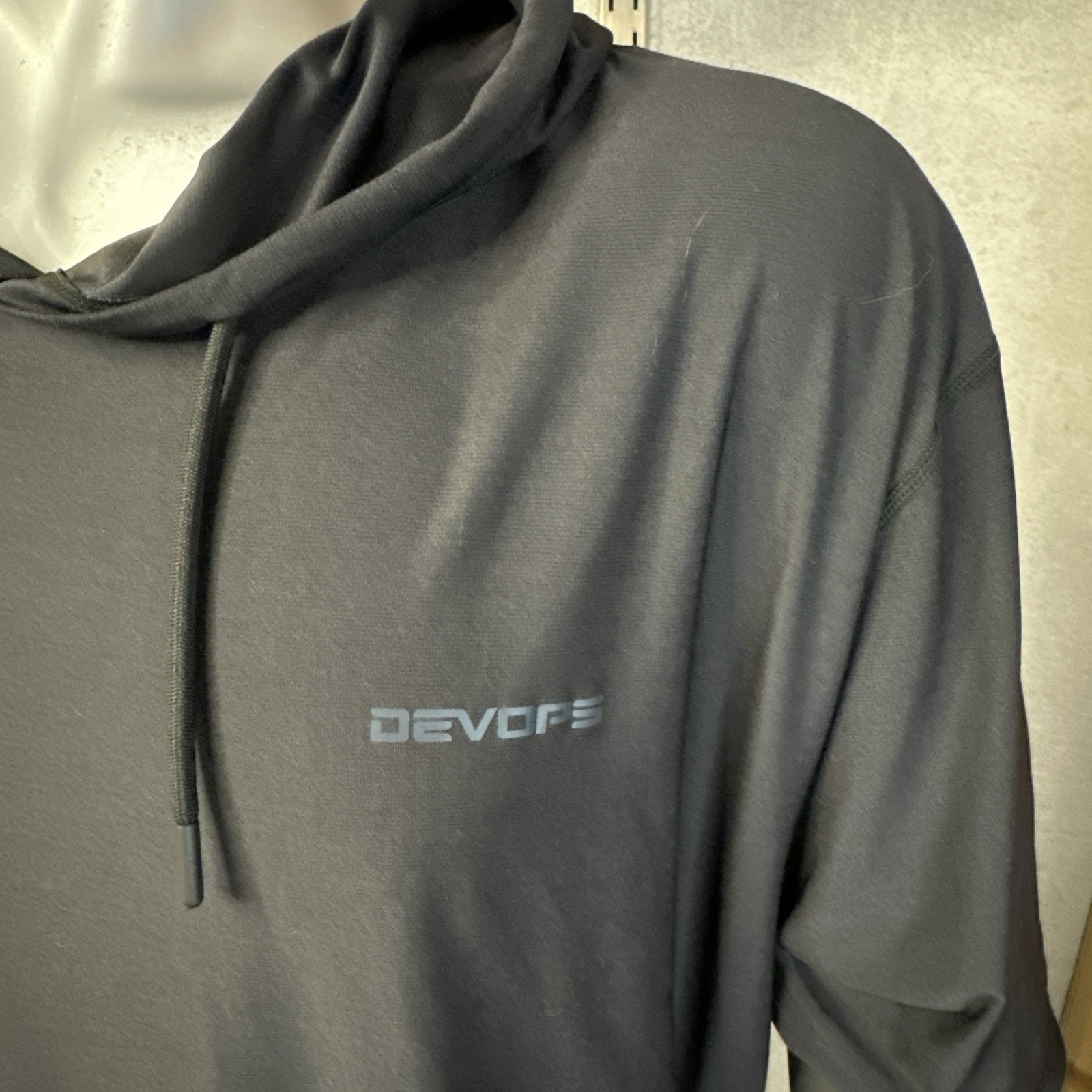 Devops Short Sleeve Performance Hoodie Shirt Lot … - image 3