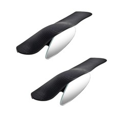 2 PCS Blind Spot Mirror with Side Mirror Rain Guard, 2-in-1 Waterproof Rain