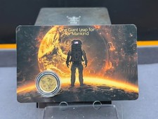 2026 One Giant Leap For Mankind 50C 1/1000 oz .9999 Pure Gold Coin BU