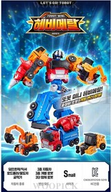 TOBOT HEAVYMETAL Mini Ver 3-Car Combine Transformer Robot Figure Heavy Metal Toy