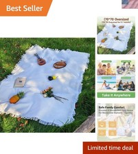 70"x 70" Picnic Blanket Extra Large,Layer Outdoor Blanket for 5 to 7 Adults,C...