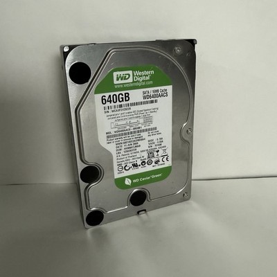 Western Digital Green 640Gb 3.5'' SATA Hard Drive HDD (WD6400AACS)